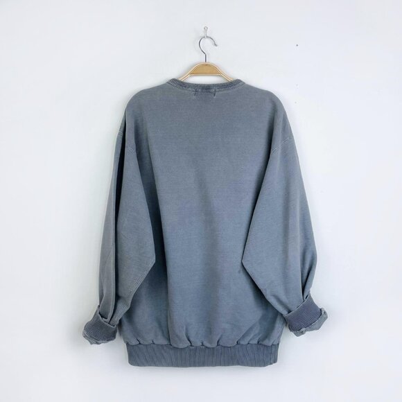 ⚡️SOLD⚡️ vintage 90s campus crew embroidered logo cottage crew - Picture 3 of 6